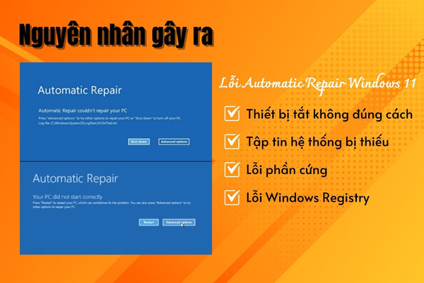 Automatic Repair trên Windows 11 là lỗi gì?