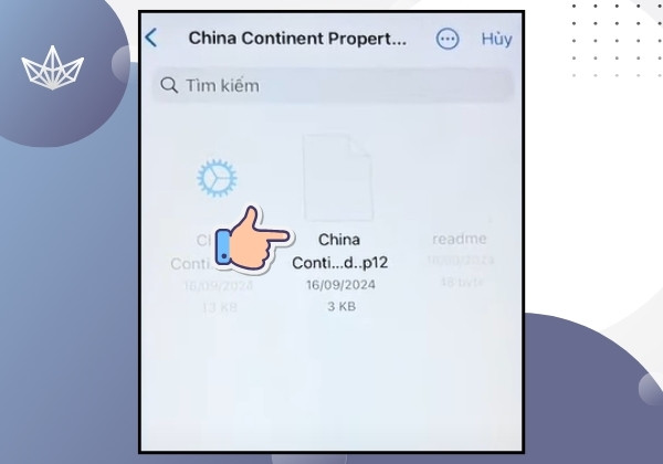 Nhập file Esign iPa và chứng chỉ 2