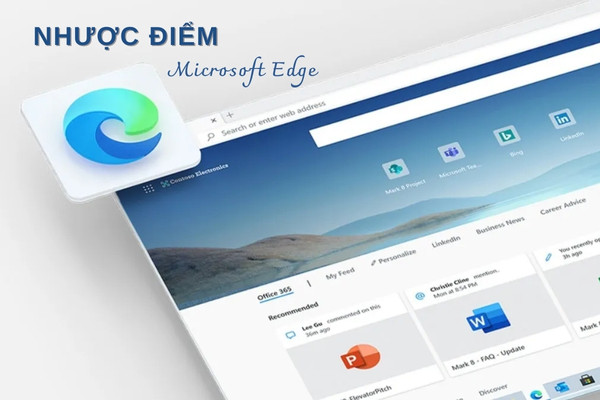 Nhược điểm của Microsoft Edge