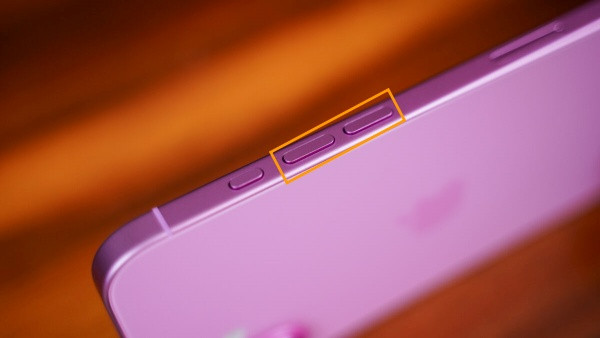Nút volume iPhone 16 Plus hư hỏng