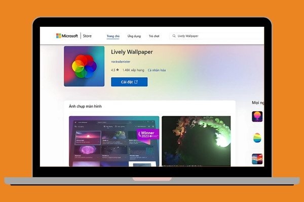 Phần mềm Lively Wallpaper từ Microsoft 1
