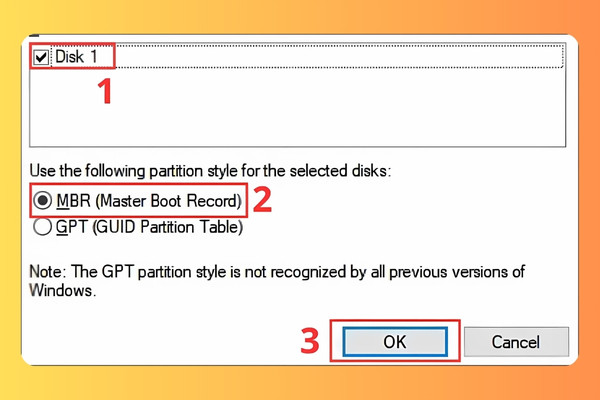 Sử dụng Disk Management 3