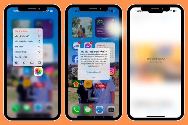 Sử dụng khóa ứng dụng Face ID Album (dành riêng iOS 16) Sử dụng khóa ứng dụng Face ID Album (dành riêng iOS 16)