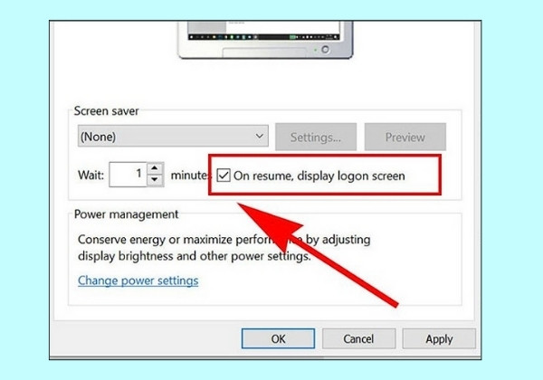 Sử dụng phím tắt Windows + R để thiết lập khóa màn hình tự động 3