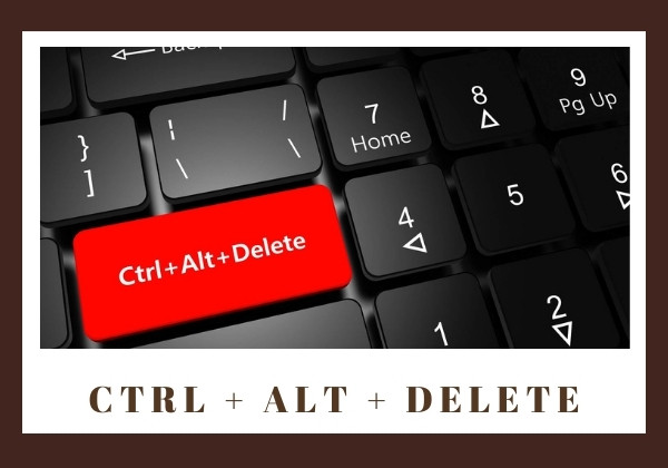 Sử dụng tổ hợp phím tắt khóa màn hình Ctrl + Alt + Delete