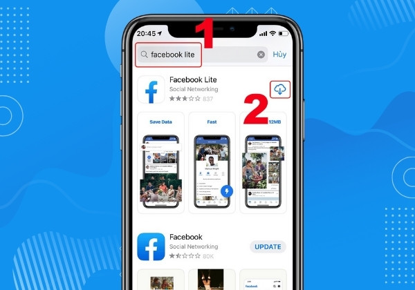 Sử dụng ứng dụng Facebook Lite 5 Sử dụng ứng dụng Facebook Lite 5