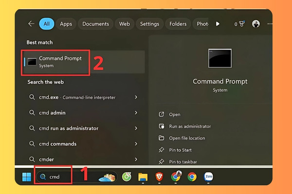 Sửa lỗi ổ cứng Not Initialized thông qua Command Prompt 1