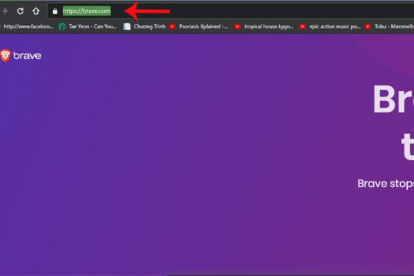 Brave download về máy tính&nbsp; 1