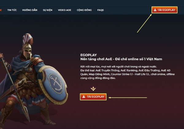 Tải phần mềm Ego Play bước 2