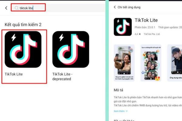 Tải TikTok bản Lite về máy tính 