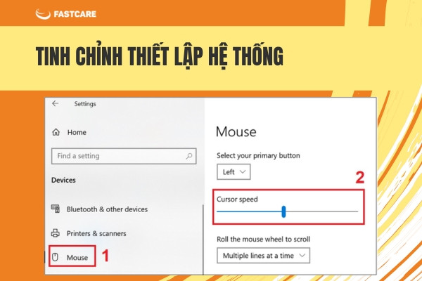 Tinh chỉnh thiết lập hệ thống