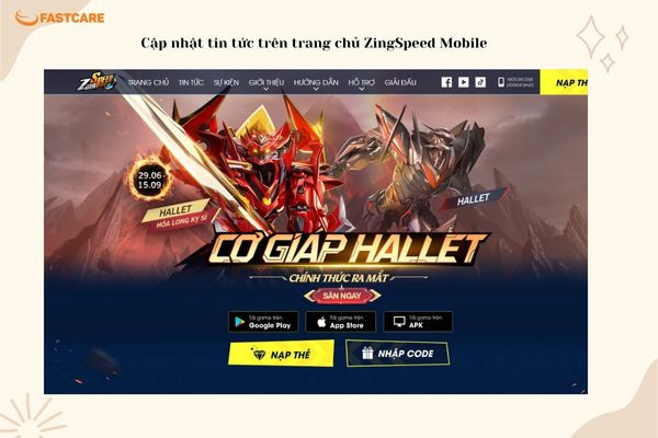 Trang chủ ZingSpeed Mobile&nbsp;