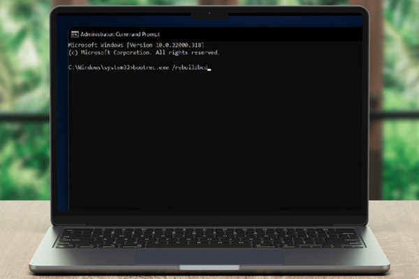 Xây dựng BCD và chạy Chkdsk 2