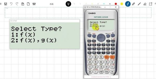Bật - tắt g(x) trên máy tính Casio là gì