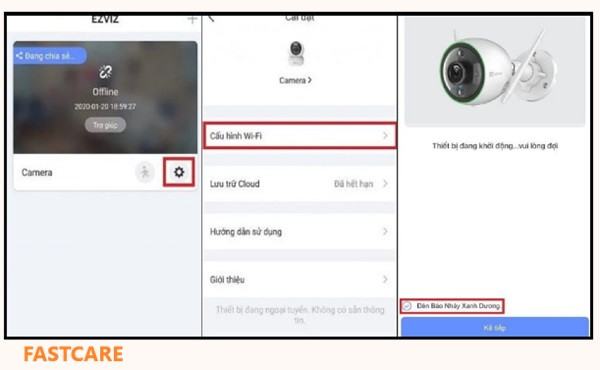 Cách cài lại camera Ezviz khi thay đổi Wifi chi tiết bước 2 Cách cài lại camera Ezviz khi thay đổi Wifi chi tiết bước 2