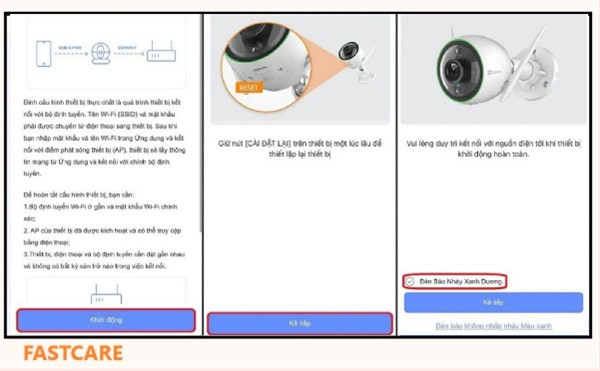 Cách cài lại camera Ezviz khi thay đổi Wifi chi tiết bước 3 Cách cài lại camera Ezviz khi thay đổi Wifi chi tiết bước 3