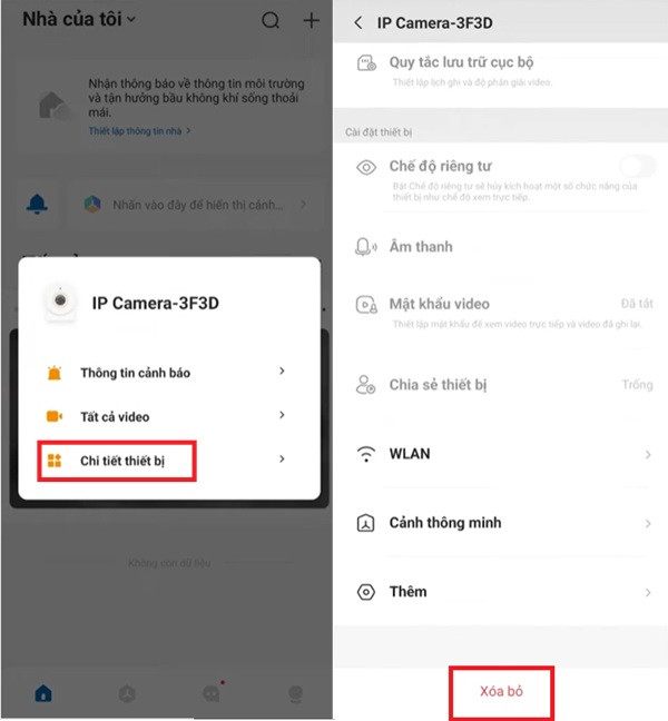 Cách cài lại camera Kbone khi thay đổi Wifi bước 2 Cách cài lại camera Kbone khi thay đổi Wifi bước 2