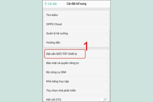 Cách khóa màn hình OPPO không cần nút nguồn bước 2 Cách khóa màn hình OPPO không cần nút nguồn bước 2