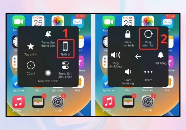 Cách xoay màn hình iPhone Cách xoay màn hình iPhone