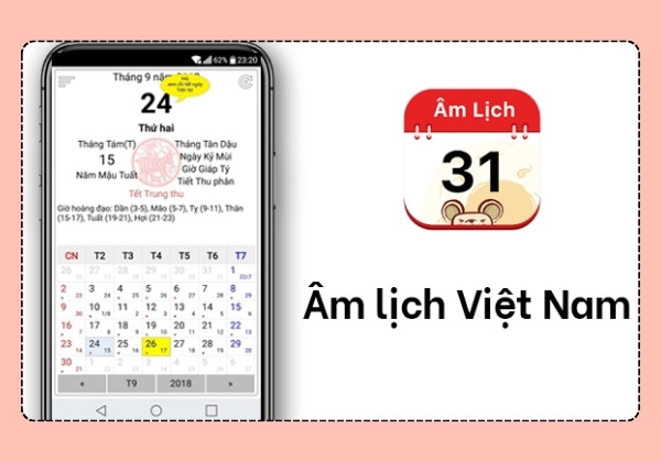 Cài đặt lịch âm trên màn hình khóa iPhone qua App Lịch Âm Dương Việt Nam