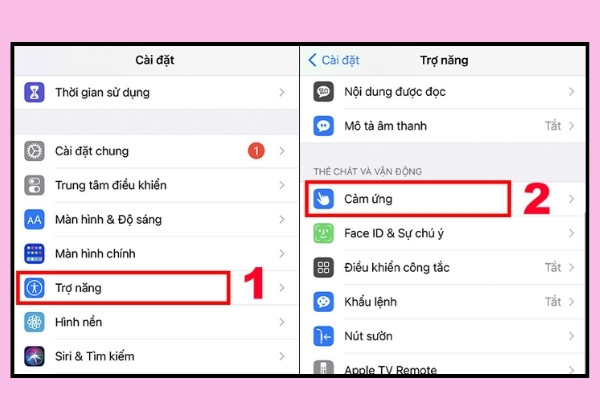 Chụp màn hình iPhone 11 nhờ phím Home ảo bước 1
