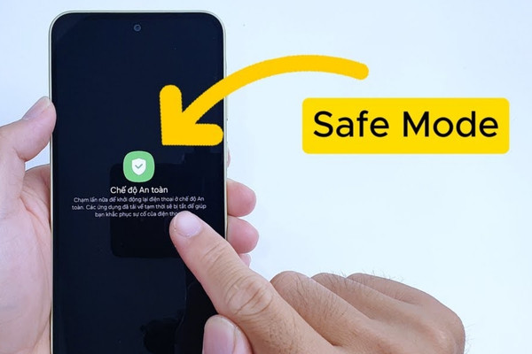 Chuyển chế độ Safe Mode trên điện thoại 3 Chuyển chế độ Safe Mode trên điện thoại 3