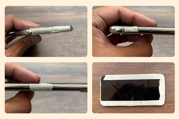 Đánh bóng viền iPhone với kem đánh bóng chuyên dụng&nbsp; 2