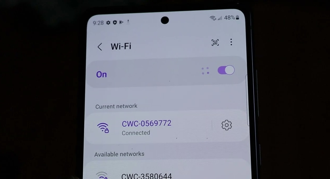 Dấu hiệu cảnh báo IC Wifi  Samsung S20 bị hỏng