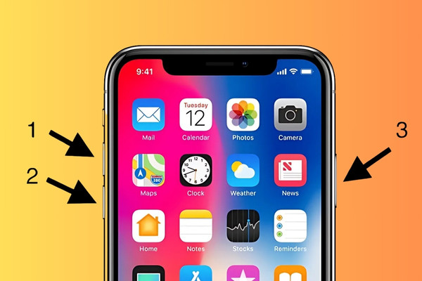 Dùng các phím cứng để reset iPhone Dùng các phím cứng để reset iPhone