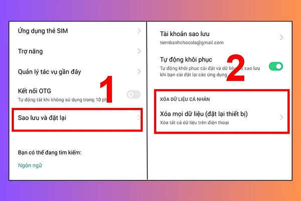 Gỡ bỏ các phần mềm 2