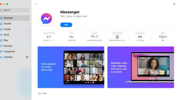 Hướng dẫn tải Facebook Messenger PC cho macOS bước 1 Hướng dẫn tải Facebook Messenger PC cho macOS bước 1