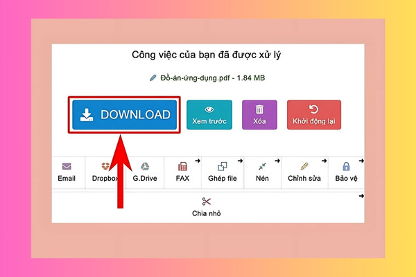 Hướng dẫn xoay file PDF bằng trang web PDF24 Tool 5