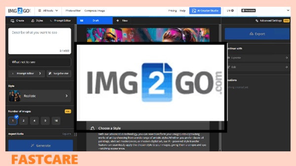 Img2go - Nâng cấp chất lượng hình ảnh miễn phí