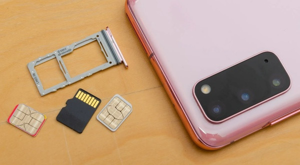 Khay SIM Samsung S20 Plus hư hỏng