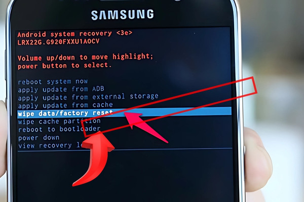 Khôi phục dữ liệu Samsung bằng Factory Reset 2