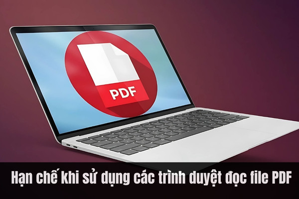 Những điều hạn chế khi sử dụng các trình duyệt đọc file PDF