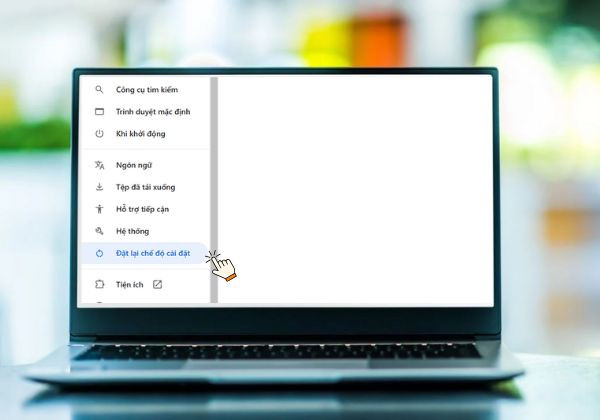 Reset lại Chrome bước 1