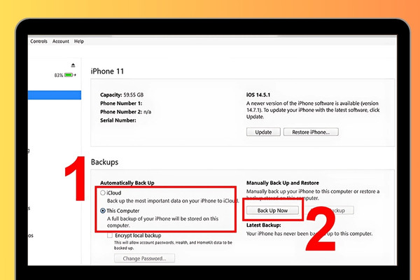 Restore lại máy bằng iTunes 3 Restore lại máy bằng iTunes 3