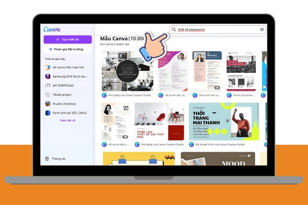 Sử dụng các mẫu thiết kế miễn phí có sẵn trên Canva 1