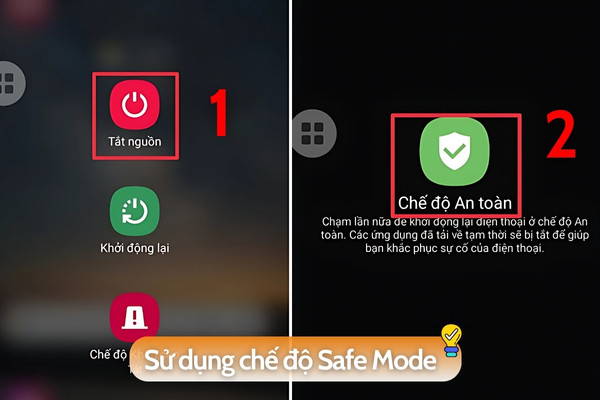 Mở chế độ Safe Mode trên Samsung