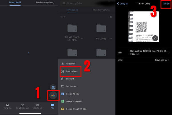 Scan ảnh qua Google Drive tiện lợi 3 Scan ảnh qua Google Drive tiện lợi 3