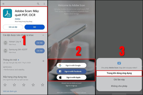 7. Sử dụng ứng dụng Adobe Scan để scan ảnh 1 7. Sử dụng ứng dụng Adobe Scan để scan ảnh 1