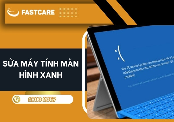 Lưu ý quan trọng khi sửa máy tính màn hình xanh