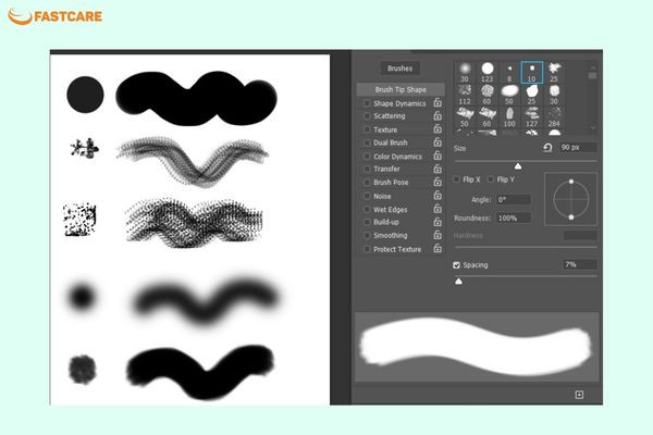Tổng quan chung về Brush trong Photoshop&nbsp;