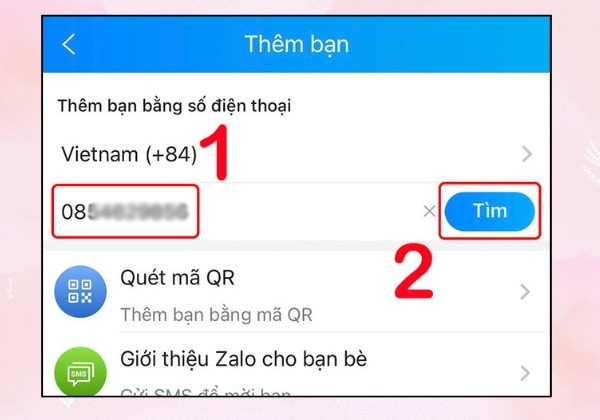 Tra cứu thông tin qua số điện thoại trên Zalo, Facebook, Line, Skype bước 2