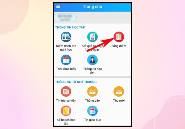 Xem điểm eNetViet trên điện thoại 4
