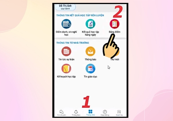 Xem điểm eNetViet 