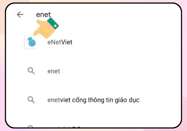 Xem điểm eNetViet trên máy tính 7