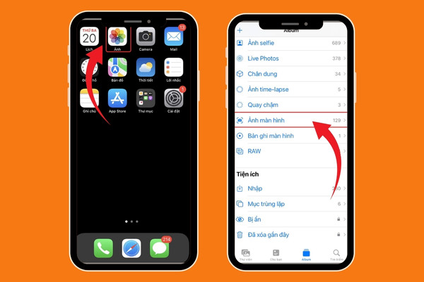 Ảnh chụp màn hình trên điện thoại iPhone được lưu ở đâu? Ảnh chụp màn hình trên điện thoại iPhone được lưu ở đâu?