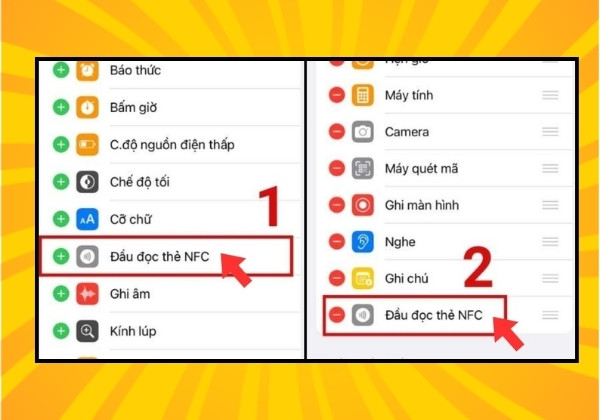 Bật NFC các dòng iPhone 8 Plus trở về trước bước 2